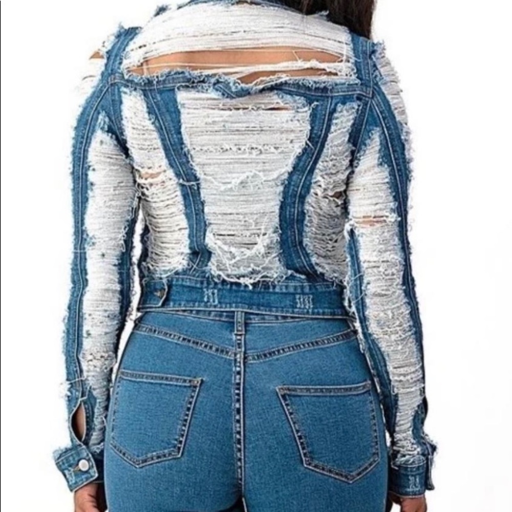 Very Distressed Denim Jacket